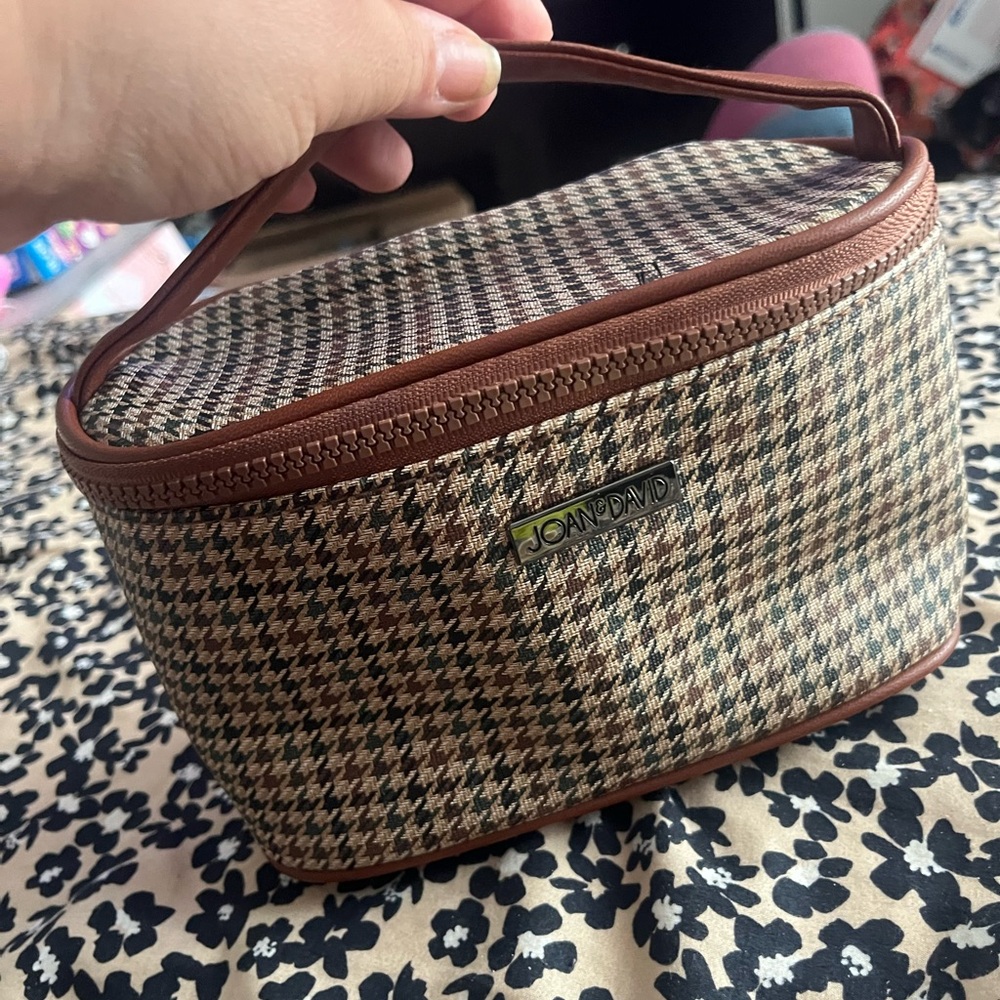 Joan & David Brown Houndstooth Bag